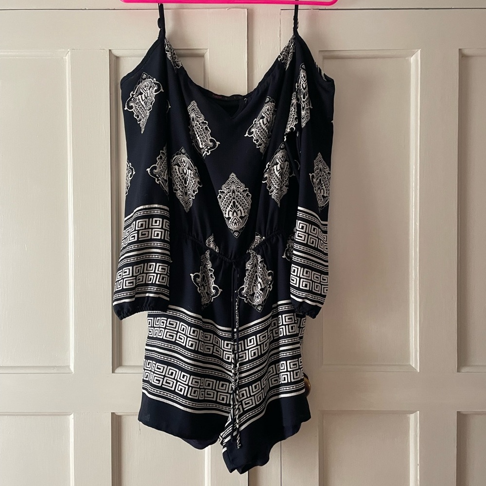 Off the shoulder romper